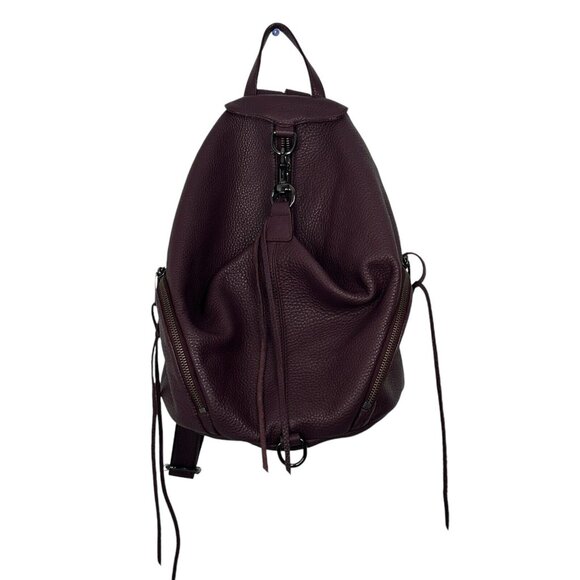 Rebecca Minkoff Julian Leather Backpack - Currant - HF19GPBB01 - Picture 2 of 16